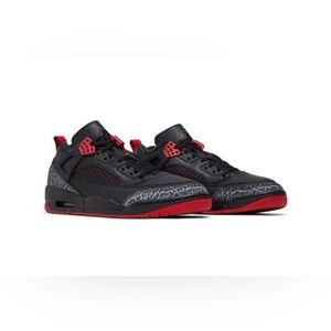 Jordan Spizike Low Bred Black Cement Gym Red  Mens Size 10.5